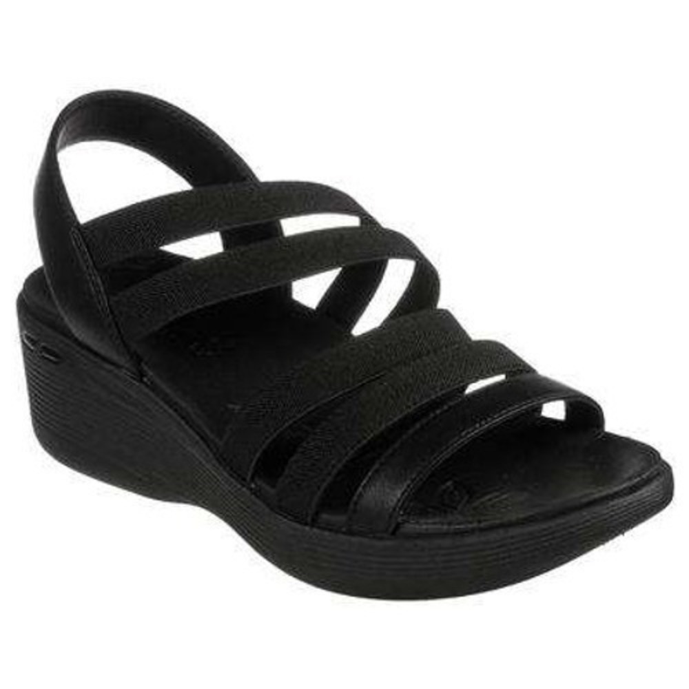 Women's Pier Lite Sandals by Skechers Black Size 8 New With Tags